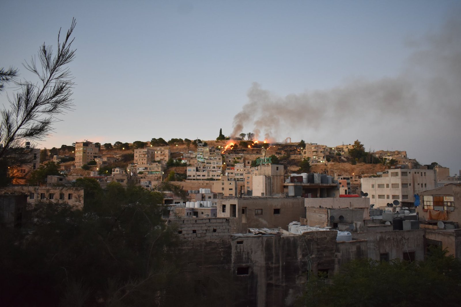 city landscape water street